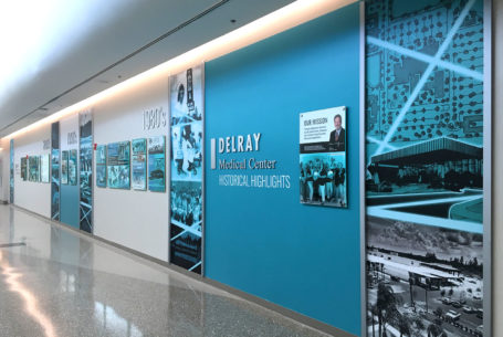 Delray Medical Center, FL – History Wall
